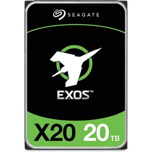 Harde schijven merk Seagate model Seagate Exos X20 ST2000NM002D - harde schijf - 20TB - Intern - SAS 12 Gb/s - 7200rpm - Buffer: 256 MB
