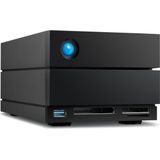 LaCie 2big Dock RAID, 28 TB, externe HDD - Thunderbolt 4-poorten en USB4-compatibiliteit, gegevensherstel (STLG28000400)