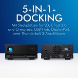 LaCie - 2big Dock - Externe Harde Schijf - Zwart - 32 TB - Thunderbolt 3