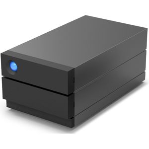 LaCie 2big Raid USB-C 40TB disk array Desktop Zwart