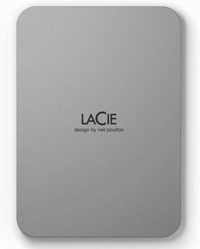 LaCie Mobile Drive (2022) - Externe Harde Schijf - 1 TB - Zilver
