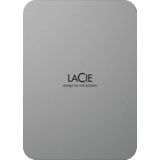 LaCie Mobile Drive (2022) - Externe Harde Schijf - 4 TB - Zilver