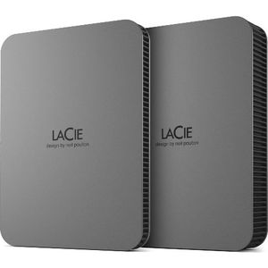 LaCie MOBILE DRIVE Secure draagbare externe harde schijf 4 TB 2,5 inch Mac & PC, spacegrijs, met 2 jaar reddingsdienst, modelnummer: STLR4000400