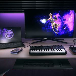 Seagate FireCuda Gaming harde schijf 2TB USB 3.0 Shuri Speciale Editie (2 TB), Externe harde schijf, Zwart