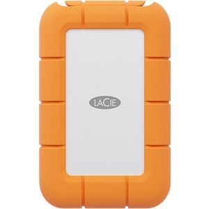 Lacie - LaCie Rugged Mini SSD - Grijs - Oranje - 4TB - USB-C