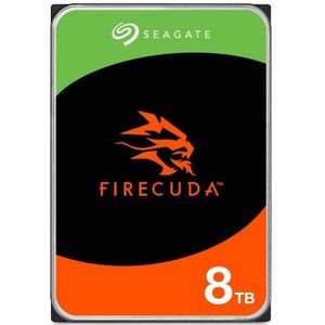 Seagate FireCuda HDD 8TB, interne harde schijf, 3,5"", CMR SATA 6Gb/s 7200 RPM 256 MB cache 300TB/jaar, Data Rescue Service (ST8000DXZ01)