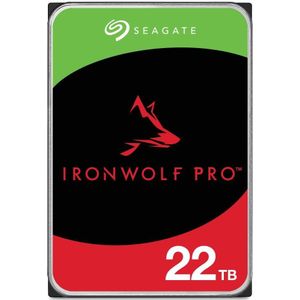 Seagate IronWolf Pro ST22000NT001 interne harde schijf 22 TB 7200 RPM 512 MB 3.5" SATA III