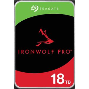 Seagate IronWolf Pro ST18000NT001, 3,5&quot;, 18000 GB, 7200 RPM (18 TB, 3.5"", CMR), Harde schijf