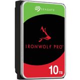 Seagate IronWolf Pro, 10 TB, Enterprise NAS interne harde schijf HDD – CMR, 3,5-inch, SATA, 6Gb/s, 7200 RPM, 256 MB cache, voor RAID Network-Attached Storage, Rescue-services (ST10000NT001)