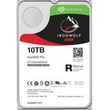 Seagate IronWolf Pro, 10 TB, Enterprise NAS interne harde schijf HDD – CMR, 3,5-inch, SATA, 6Gb/s, 7200 RPM, 256 MB cache, voor RAID Network-Attached Storage, Rescue-services (ST10000NT001)