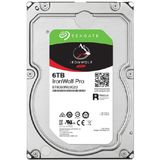 Seagate IronWolf Pro, 6 TB, Enterprise NAS interne harde schijf HDD – CMR, 3,5-inch, SATA, 6Gb/s, 7200 RPM, 256 MB cache, voor RAID Network-Attached Storage, Rescue-services (ST6000NT001)