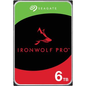 Seagate IronWolf Pro ST6000NT001, 3,5&quot;, 6000 GB, 7200 RPM (6 TB, 3.5"", CMR), Harde schijf