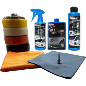 Tip-it - Poetspakket - Camper - Caravan - Caravan & camperaccessoires - Auto wassen - Met gratis poetspads