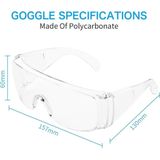 Veiligheidsbril - Transparant - PC Polycarbonaat - Universele Pasvorm