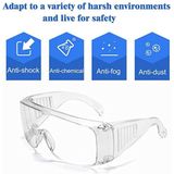 Veiligheidsbril - Transparant - PC Polycarbonaat - Universele Pasvorm