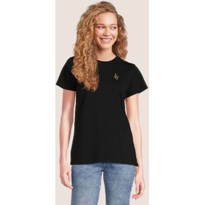 JOSH V T-shirt Zoe met Logo Zwart