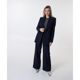 JV Dillen - Blazer - Dark Bleu - Gerecycled Polyester - Regular Fit
