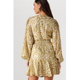 JOSH V Aliya Blousejurk Dames - Mini Jurk - Groen