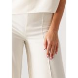 Viva Pantalon - White - Wijd Uitlopende Pijpen