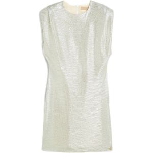 JOSH V - Korte Jurk - Zilver - Met Pailletten