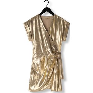 JOSH V Dya Jurken Dames - Kleedje - Rok - Jurk - Goud - Maat S