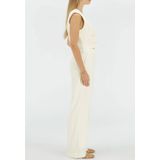 Josh V - Mies - Pantalon - Light Ecru - Soepelvallende Stof - Hoge Taille