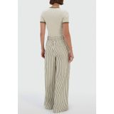 JOSH V - Wide Leg High Waist Broek - Groen