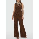 Josh V - Kiro Gilet - Donkerbruin - Damesgilet