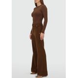 JOSH V - KORIEN - Flared Pantalon - Bruin