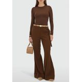 JOSH V - KORIEN - Flared Pantalon - Bruin