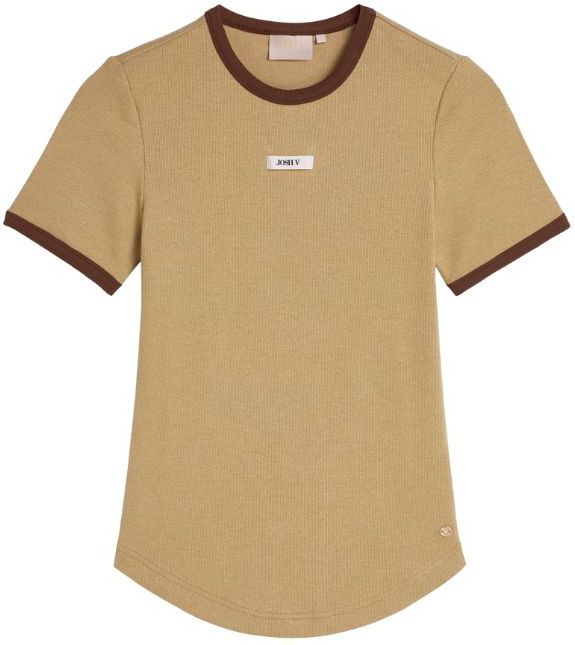 Josh V - Cody - T-shirt - Lichtbruin Melange