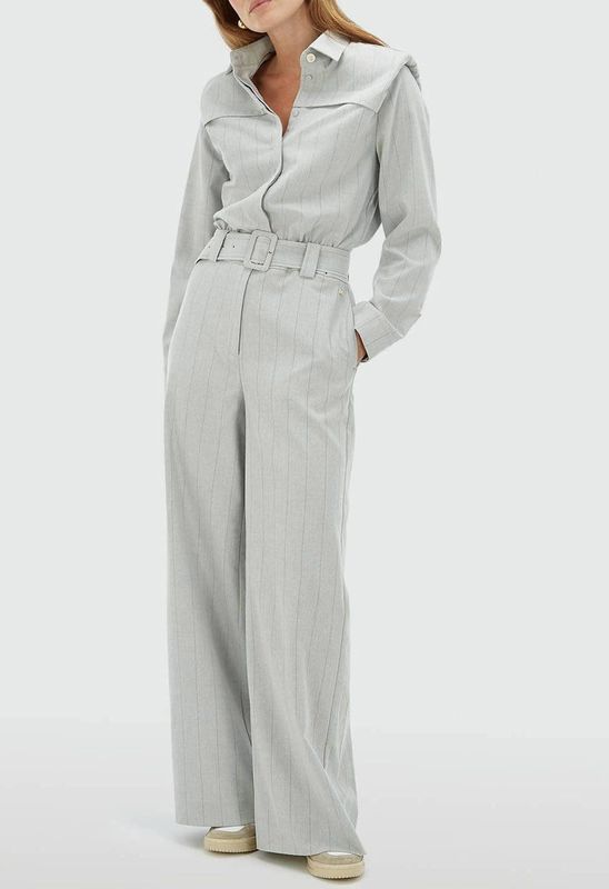 JOSH V - Robin - Jumpsuit - Light Grey Melange - Oversized