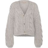 Fayenna - Cardigan - Warm Grey Melange