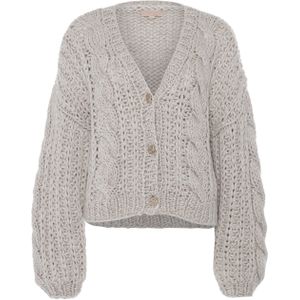 Fayenna - Cardigan - Warm Grey Melange