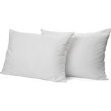 Kussensloop Hotelsluiting Percal Katoen - wit 60x70cm - Kussenslopen set van 2 stuks