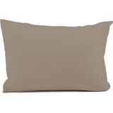 Kussensloop Hotelsluiting Percal Katoen zand Kussenslopen set van 2 stuks