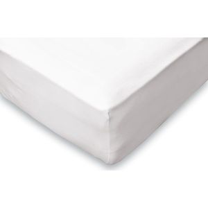 Eleganzzz Hoeslaken 180gr m2 Hoogwaardig Flanel 35cm Hoekhoogte - wit 160x200cm