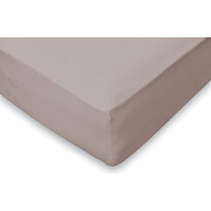 Eleganzzz Hoeslaken 180gr m2 Hoogwaardig Flanel 35cm Hoekhoogte - taupe 160x200cm
