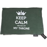 COVER BOXBED KEEP CALM 75X50 DARKGREEN