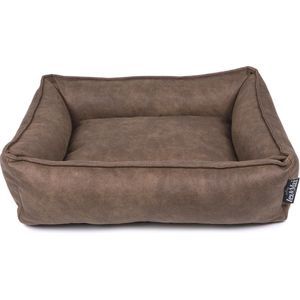 Hondenmand Alaska - Eco-leather - Grijs - Luxe Uitvoering