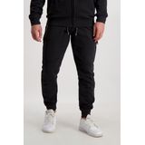 Broeken - Zwart - Katoen - Verstelbare Taille - Loose Fit