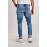 Bates - Slim Fit - Jeans - Blauw - Power Stretch