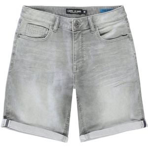 Cars Jeans - Seatle - Jeansshort - Grijs Used - Katoen, Polyester, Elastaan