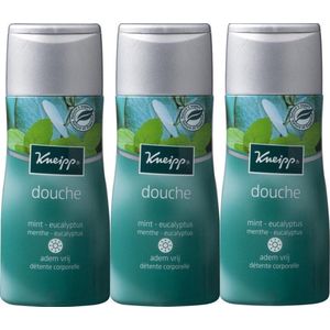 Kneipp Douche Adem Vrij Douchegel - Eucalyptus - 3 x 200 ml Voordeelverpakking
