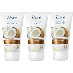 Dove - Handcrème - Restoring Care - 75ml x 3