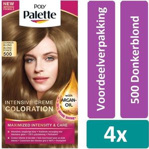 Schwarzkopf - Poly Palette - Haarverf - Donkerblond - 115ml x 4