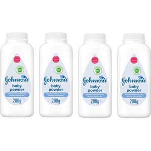 Johnson's Baby Talk Poeder 4 x 200 Gram Voordeelverpakking