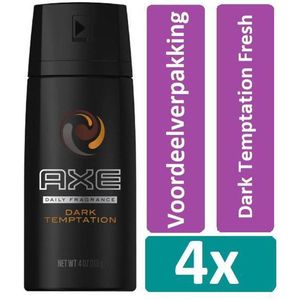 Axe - Deodorant - Spray - Dark Temptation - 48h - 150ml x 4