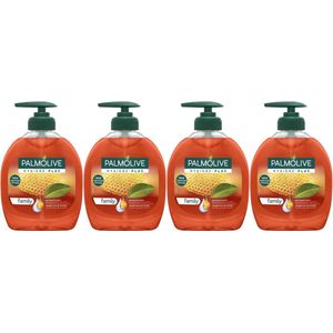 Palmolive Vloeibare Handzeep Pomp Hygiëne Plus 4 x 300 ml Voordeelverpakking