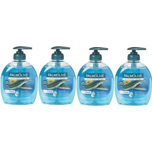 Palmolive Vloeibare Handzeep Pomp Hygiene Plus Fresh - 4 x 300 ml Voordeelverpakking